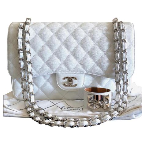 chanel single flap white vintage 22x18|Vintage Chanel trademarked handbags 1960s.